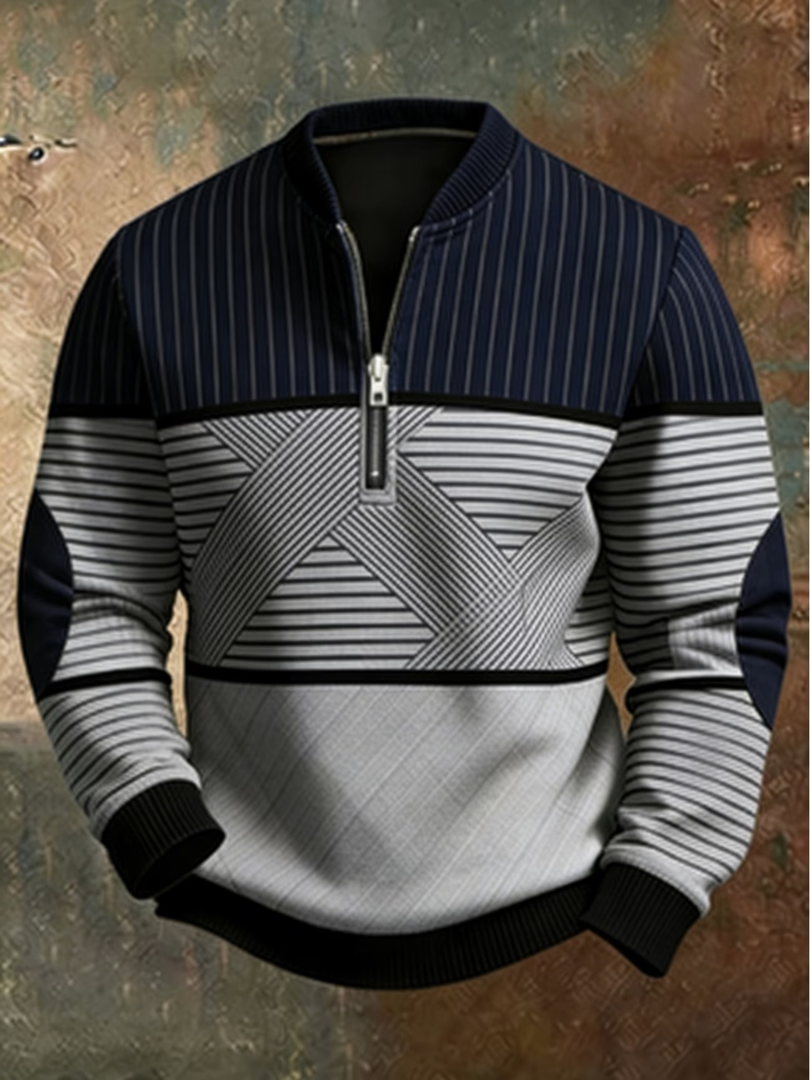 Men's Half Zip Pullover Sweater