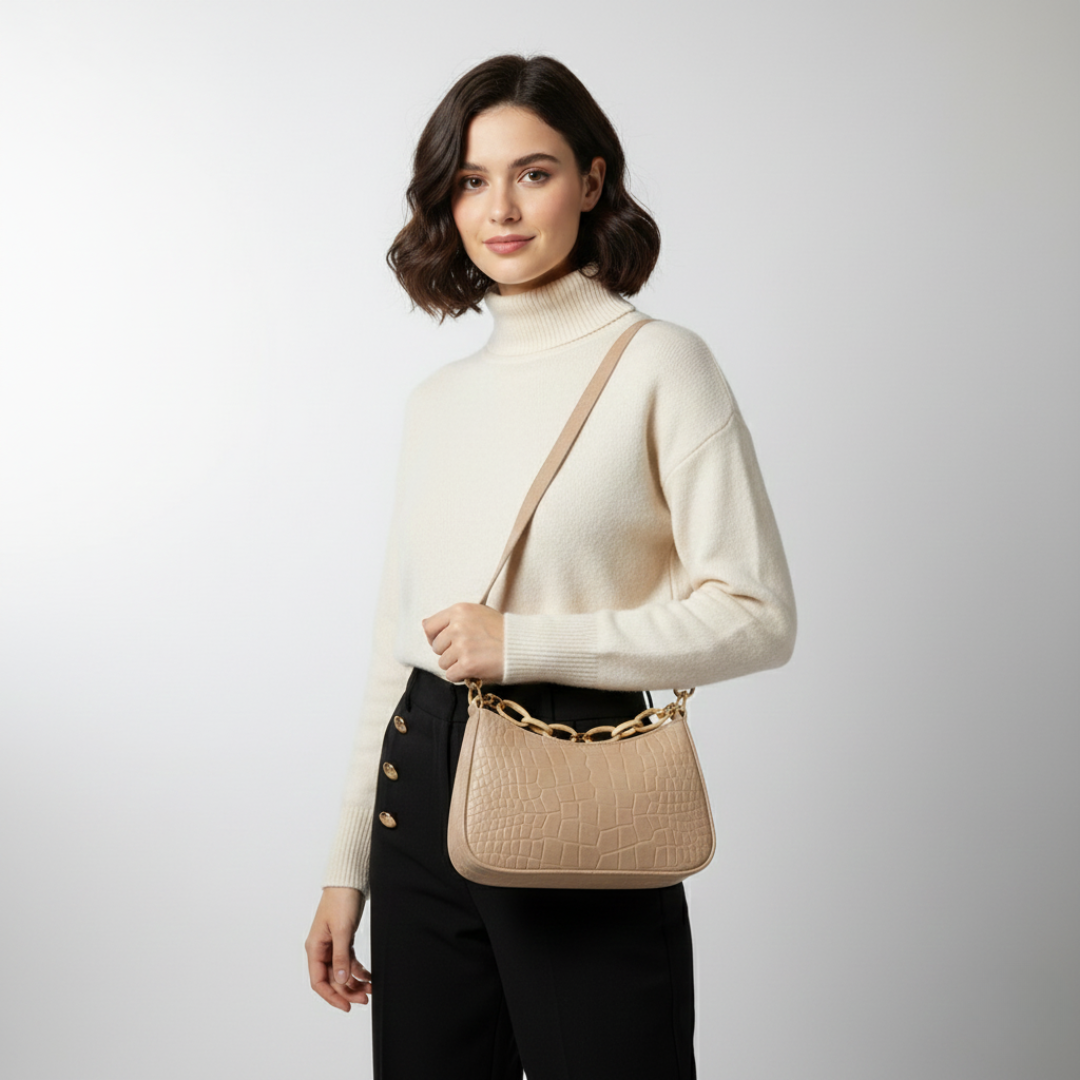 Nordspur | Small Felt Crescent Tote