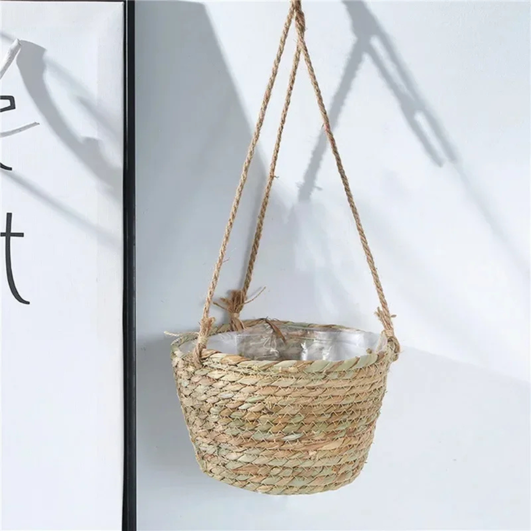 Nordspur | Hangvine Woven Rope Hanging Plant Basket