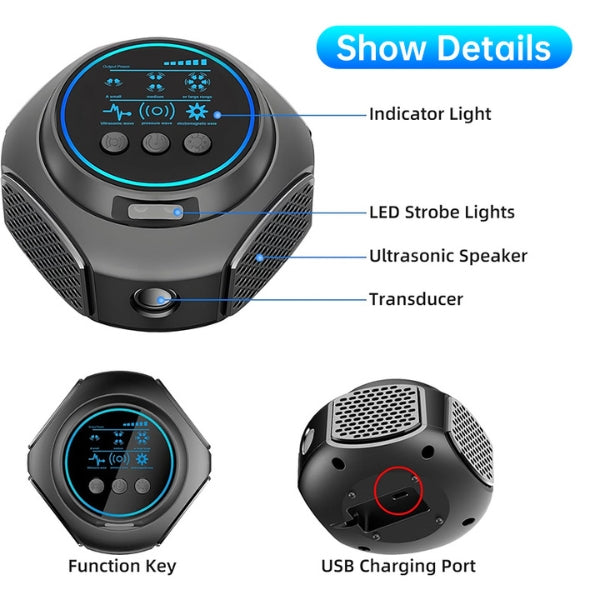 Plug-In Ultrasonic Rodent Repellent for Home & Garden