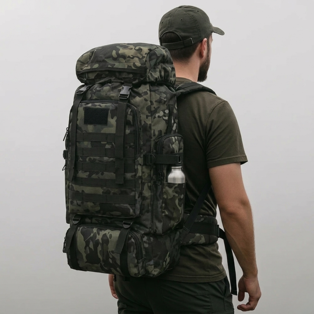 80L Tactical Trekking Backpack Durable MOLLE Pack 80L Tactical Trekking Backpack Durable MOLLE Pack