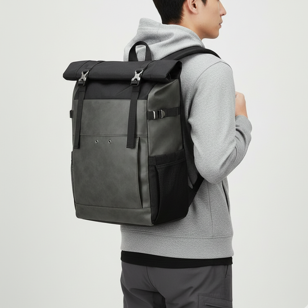 Nordspur | Large Capacity Roll Top Backpack