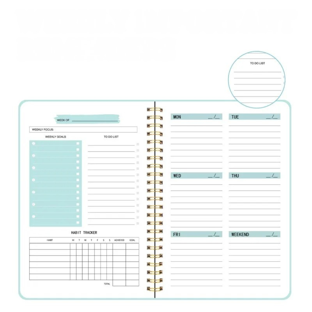 Nordspur | Planovia A5 Weekly Spiral Planner