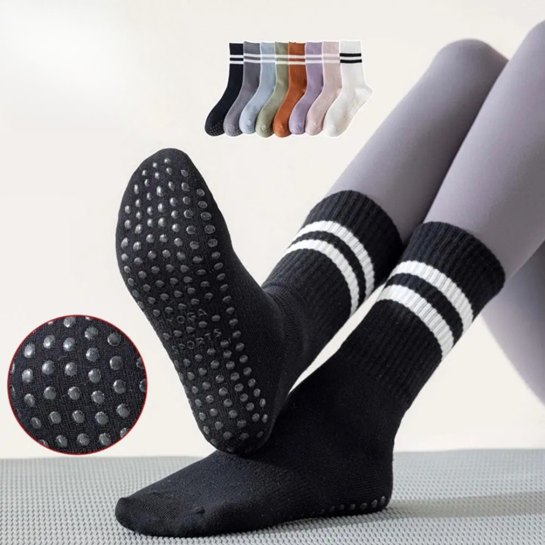 Nordspur | Flexelle Mid Tube Cotton Grip Socks
