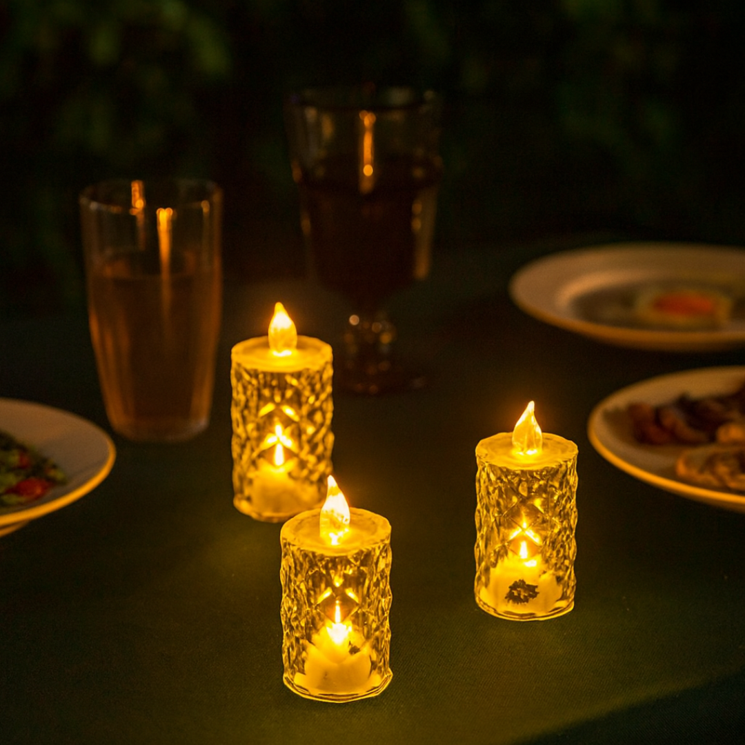 Nordspur | CrystalGlow Tea Candle