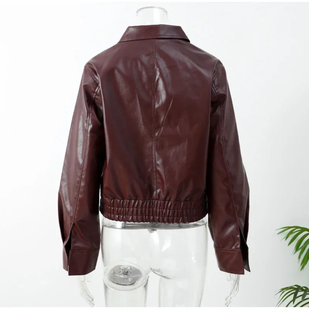 Nordspur | BordeauxEdge Cropped Jacket