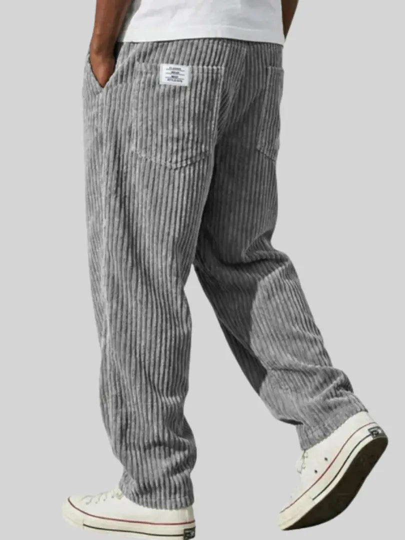 Men's Wide Trousers with Pockets