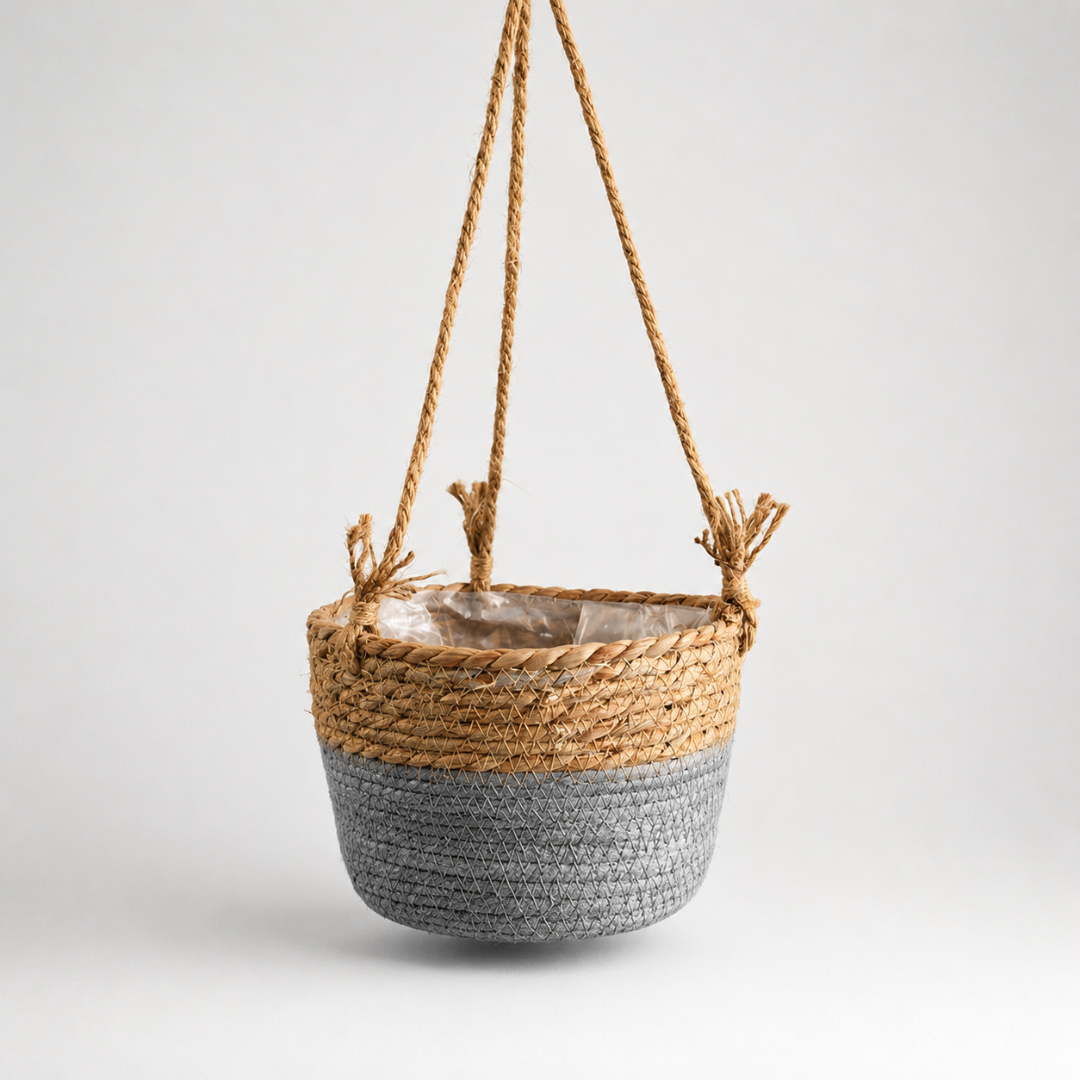 Nordspur | Weavenly Woven Rope Hanging Plant Basket