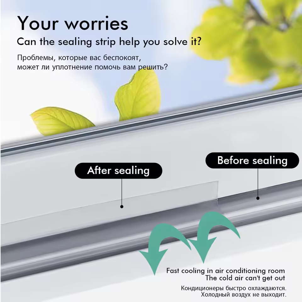 Door Weather Stripping Seal 5M: No More Dust, Insects and Noise!