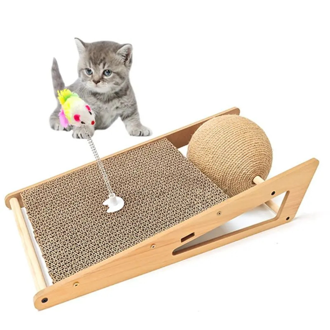 Nordspur | Scratchwell Vertical Wall-Leaning Cat Scratching Board