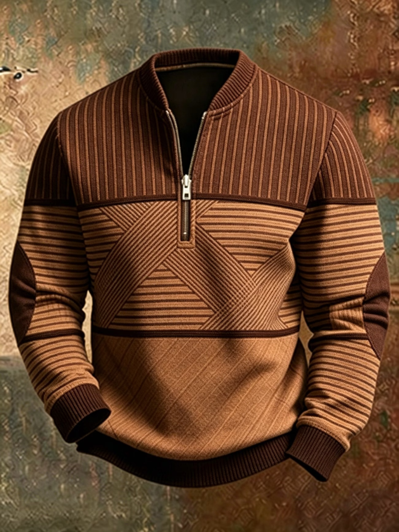 Men's Half Zip Pullover Sweater