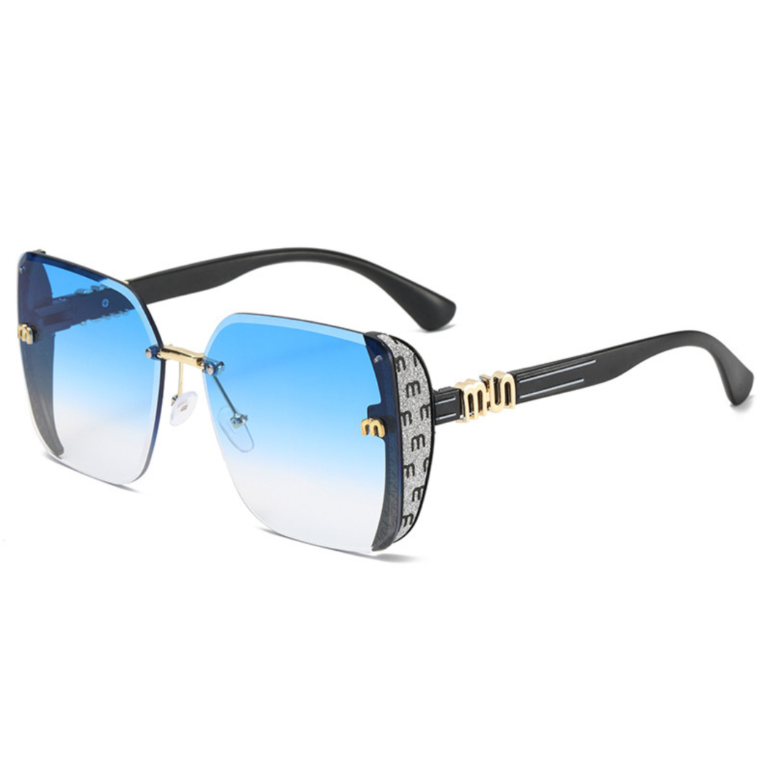 Nordspur | Luxette Rimless Oversized Square Sunglasses