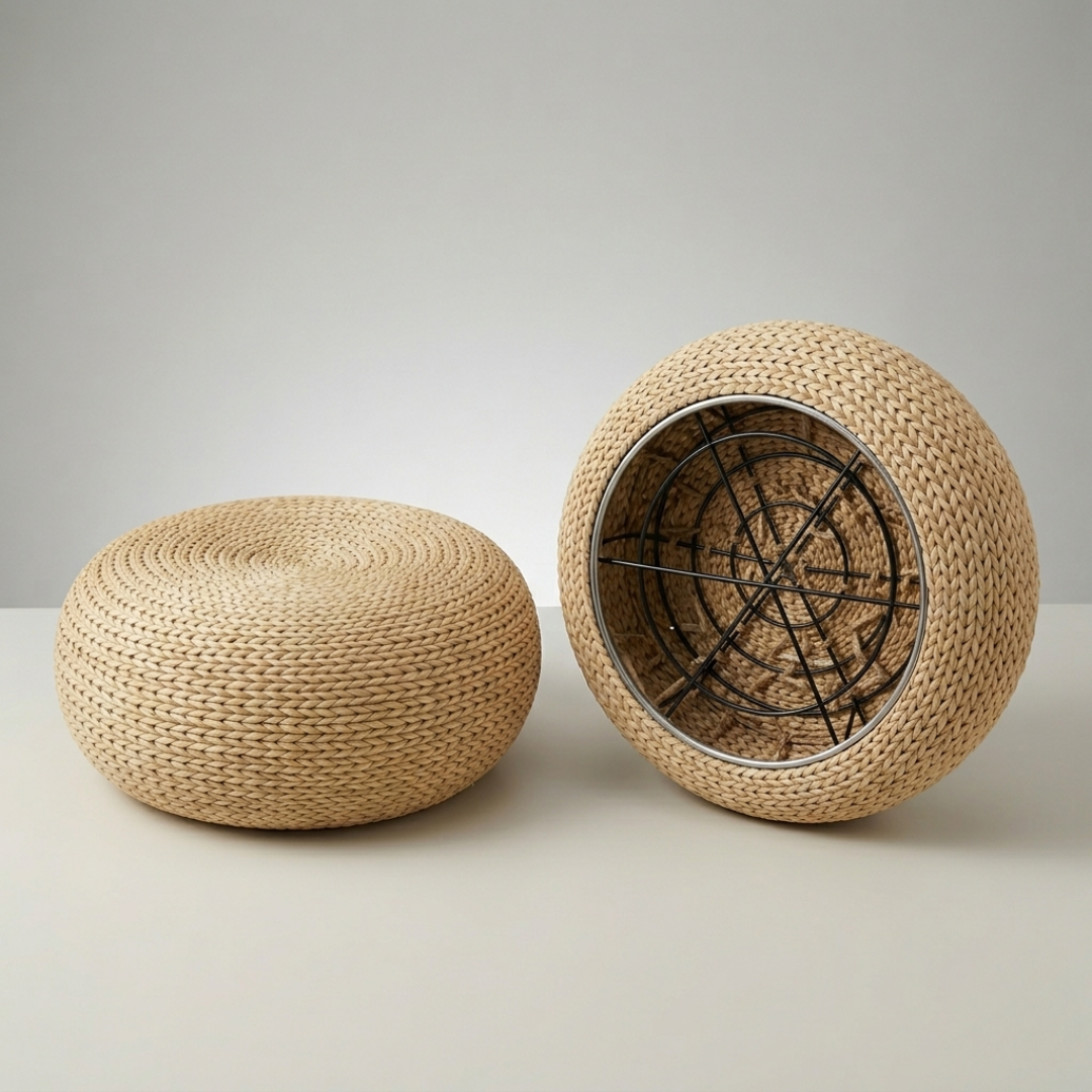 Nordspur | Tatamiq Hand Woven Round Seat Pad