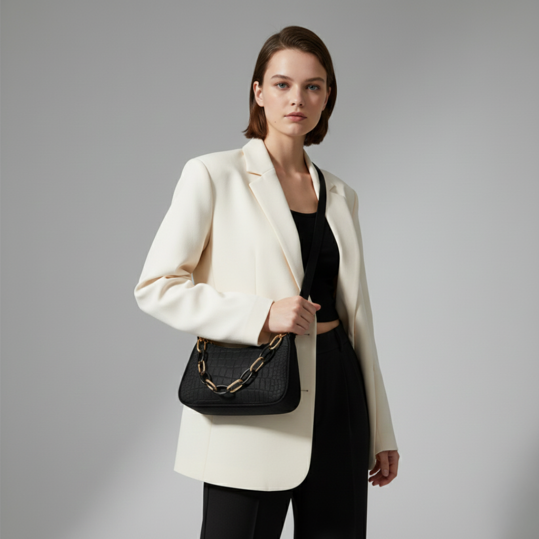 Nordspur | Small Felt Crescent Tote