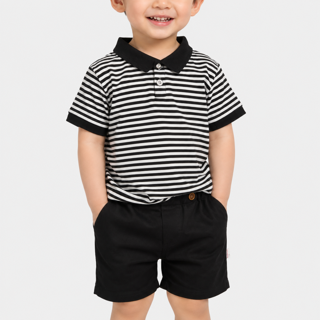 Nordspur | Sproutly Cartoon Print T-Shirt And Shorts Set