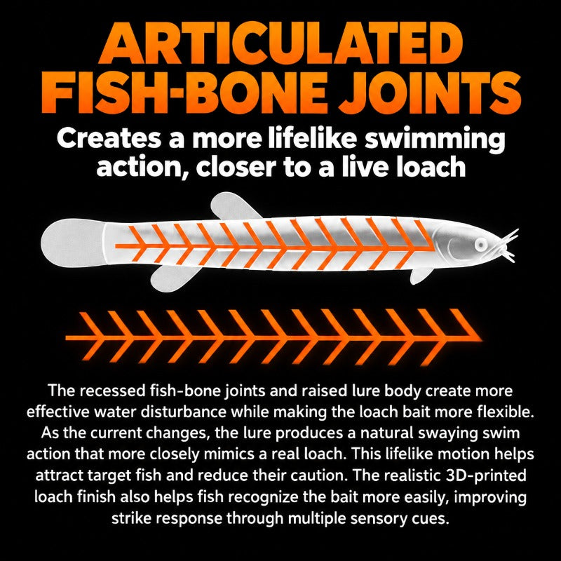 Jointed Soft Loach Lure