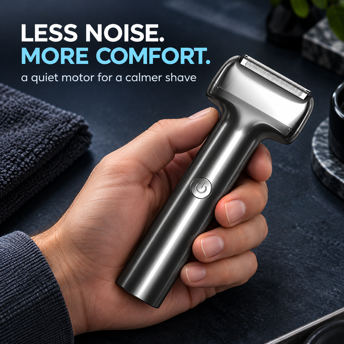 Men's Rechargeable Foil Electric Shaver – Efficient Close Shaving, Cordless Portable Wet & Dry Beard Razor for Daily Grooming