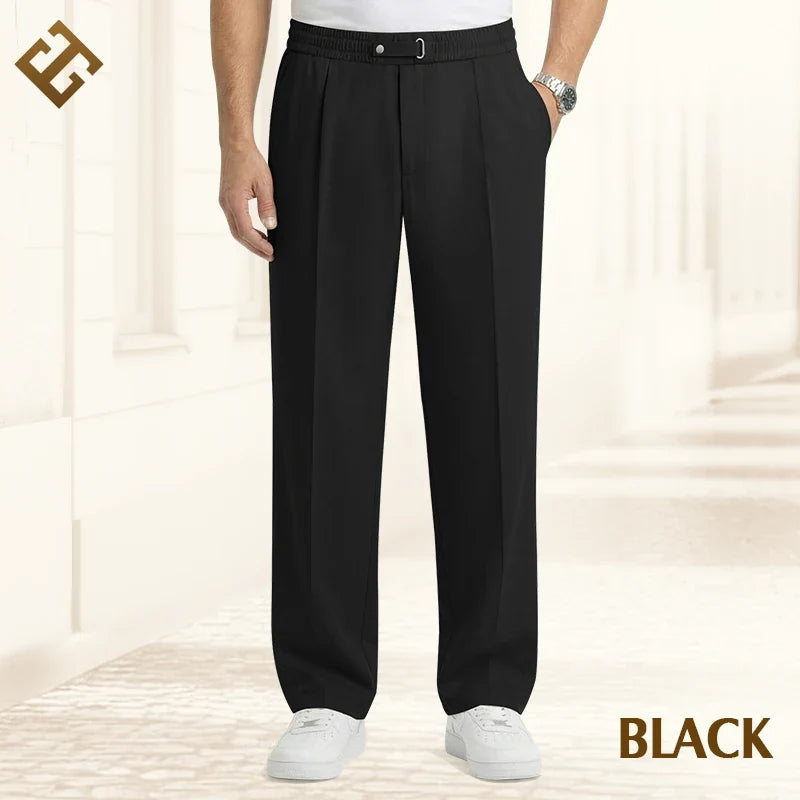 Flexible Straight Fit Smart Comfort Pants