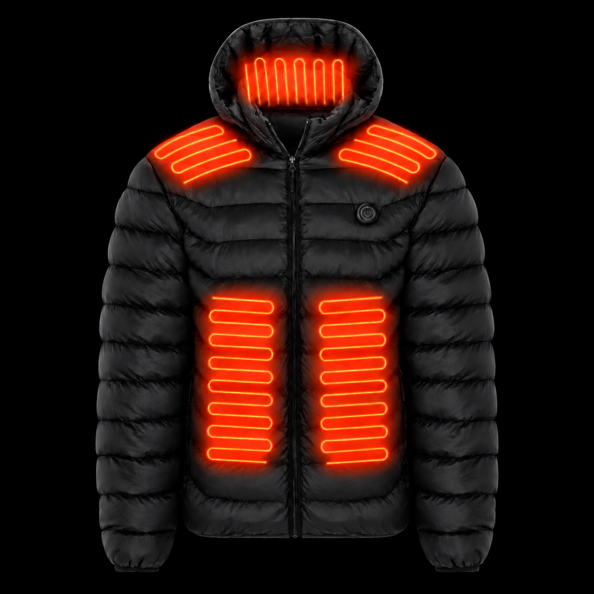 Unisex Heated Puffer Jacket – Warm & Comfortable Winter Coat