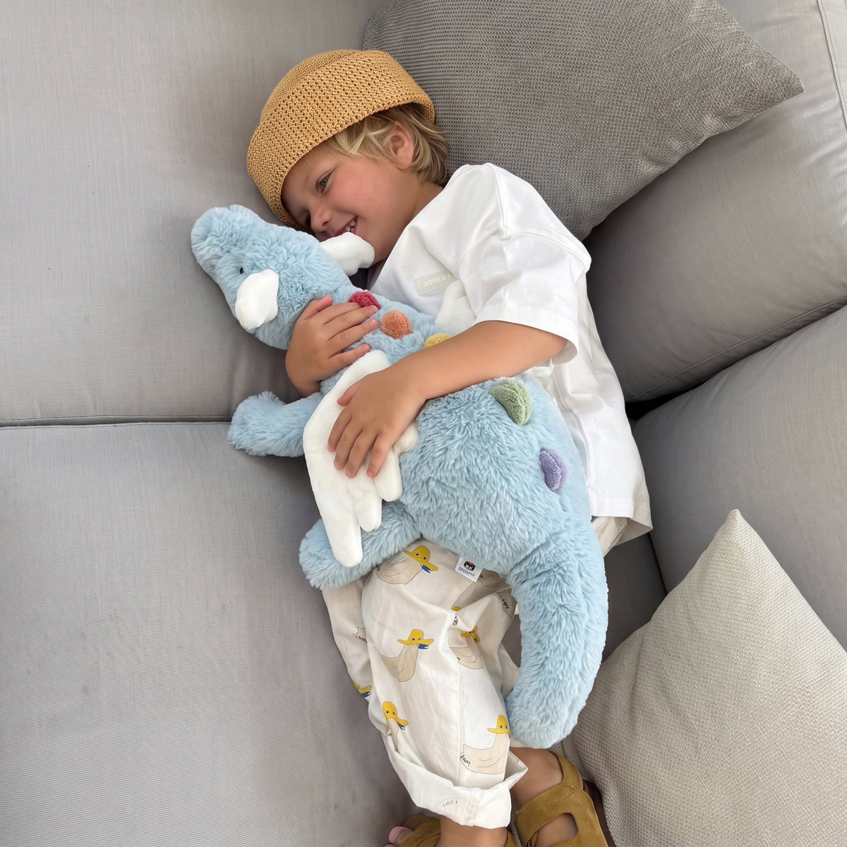Dragon Plush Toy in Soft Fabric