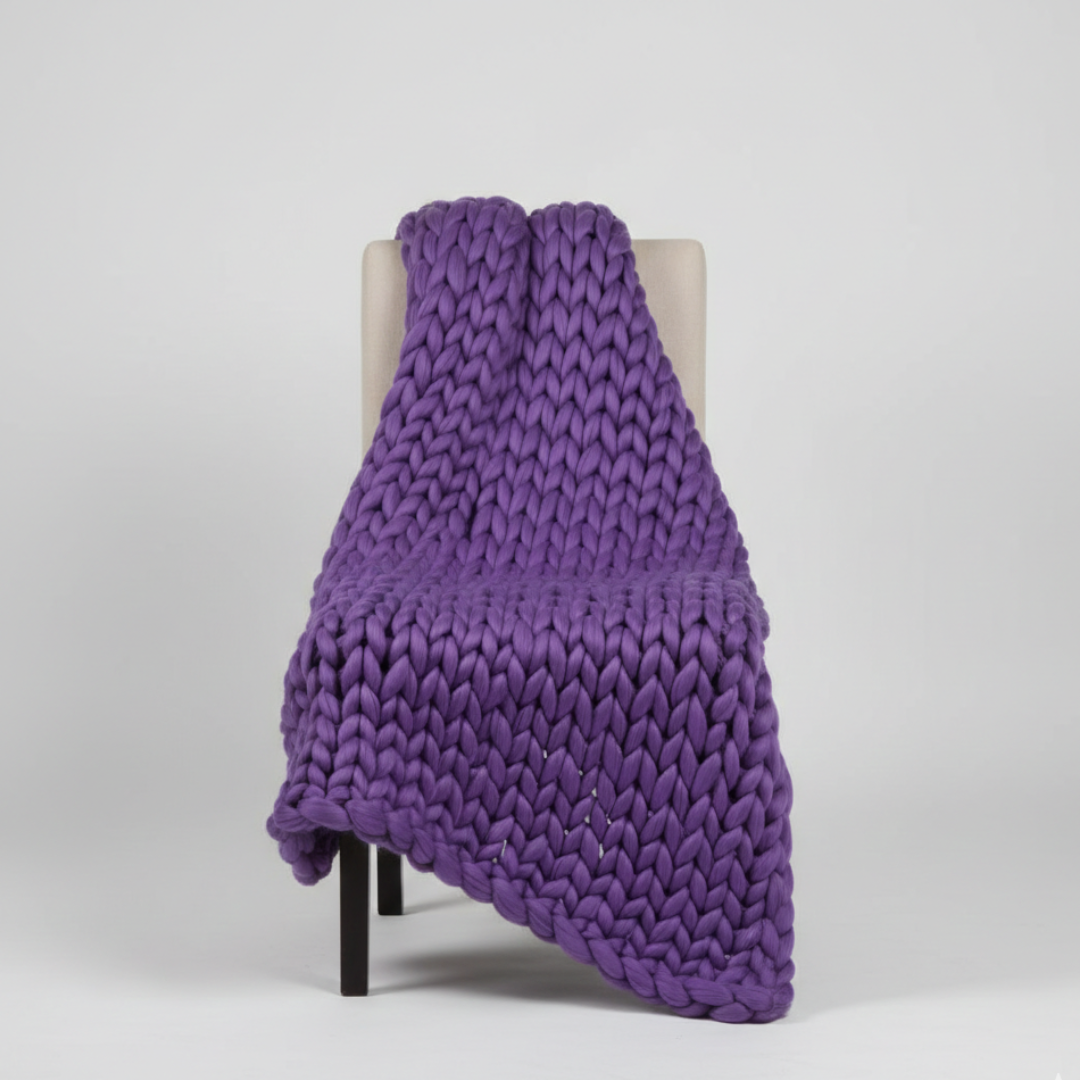 Nordspur | Veloroo Chunky Knitted Throw Blanket