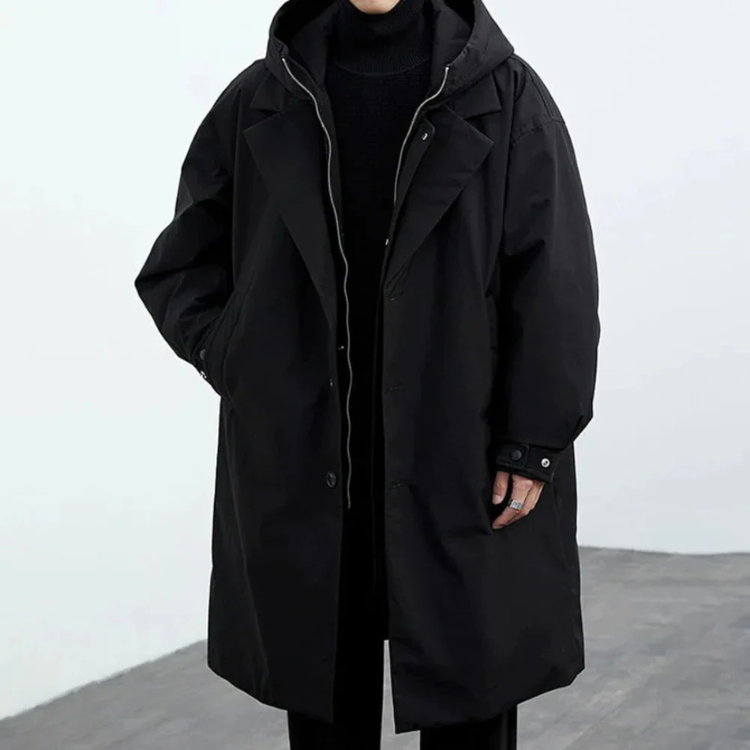 Windproof & Waterproof Autumn Jacket with Hood – StormGuard Coat