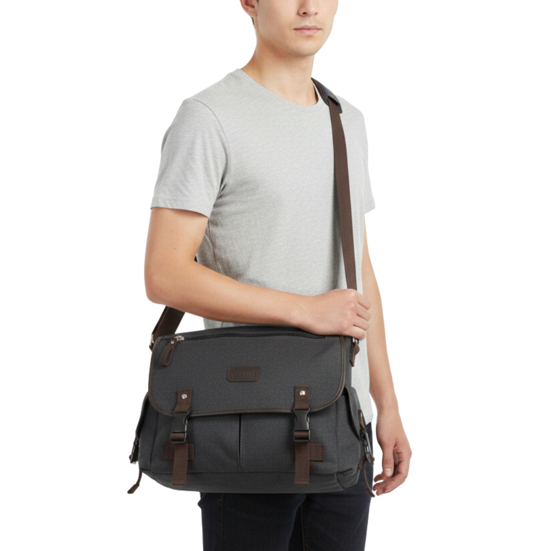 Nordspur | Retro Canvas Messenger Bag