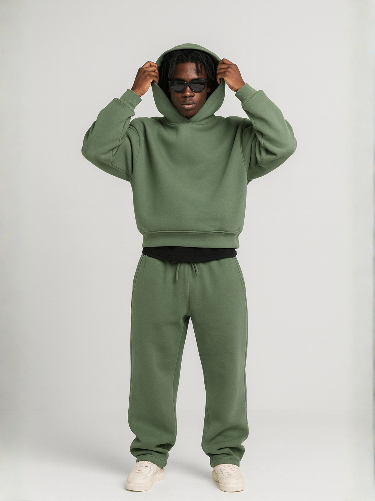 Oversized Hoodie Jogger Set for Men