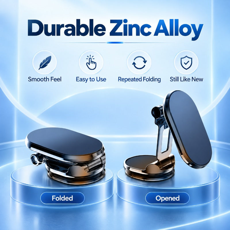 Foldable Zinc Alloy Phone Mount