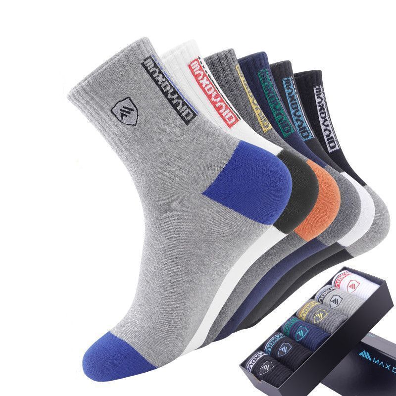 Soft and Comfortable Men's Pure Cotton Socks, Sweat-Absorbent and Odor-Resistant (10 Pairs)