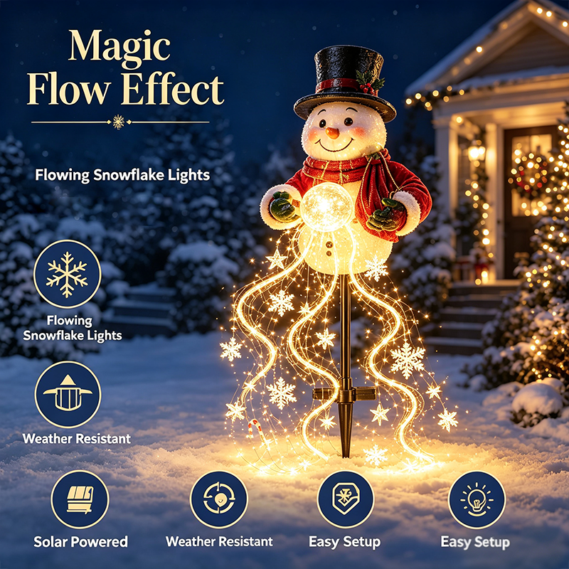 Flowing LED Christmas Garden Light