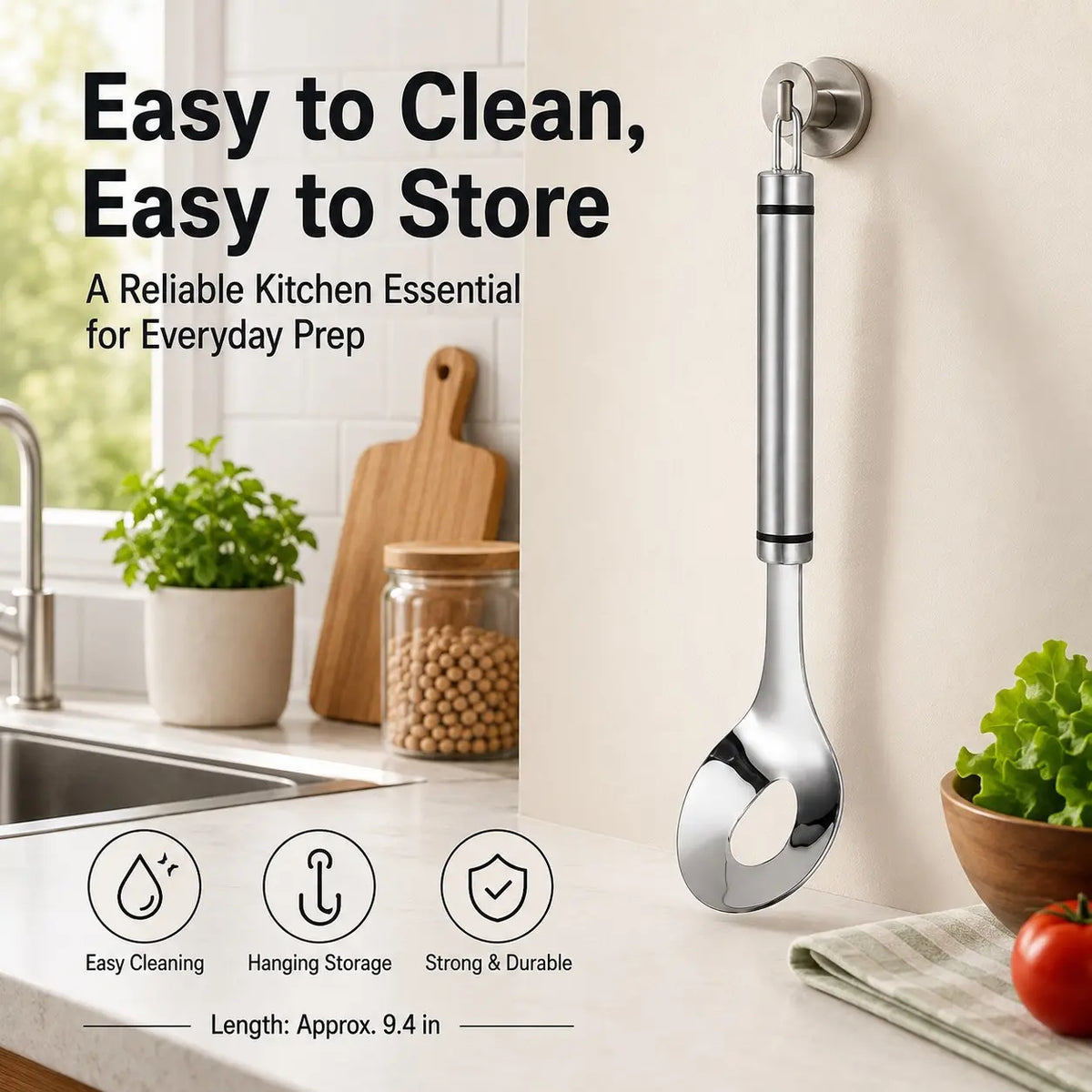 Stainless Steel Meatball Maker Spoon, Non-Stick Meat Ball Extrusion Scoop