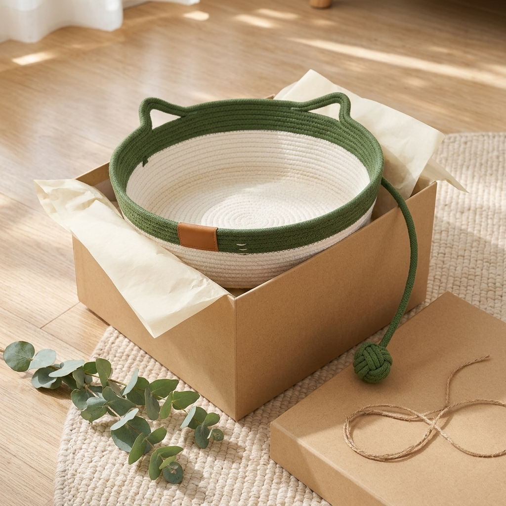 Woven Cat Basket