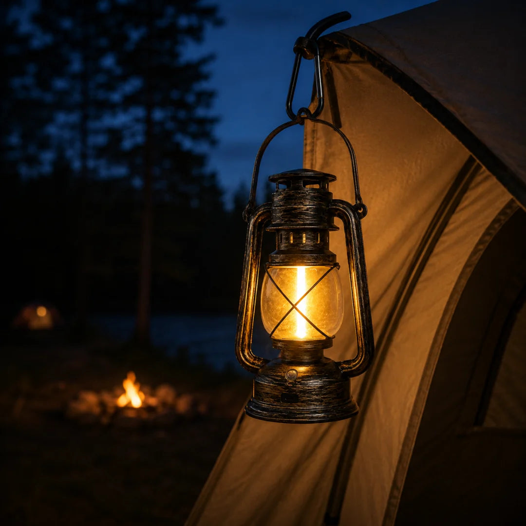 Nordspur | Flambourne Vintage-Style Rechargeable Flame-Effect Lantern