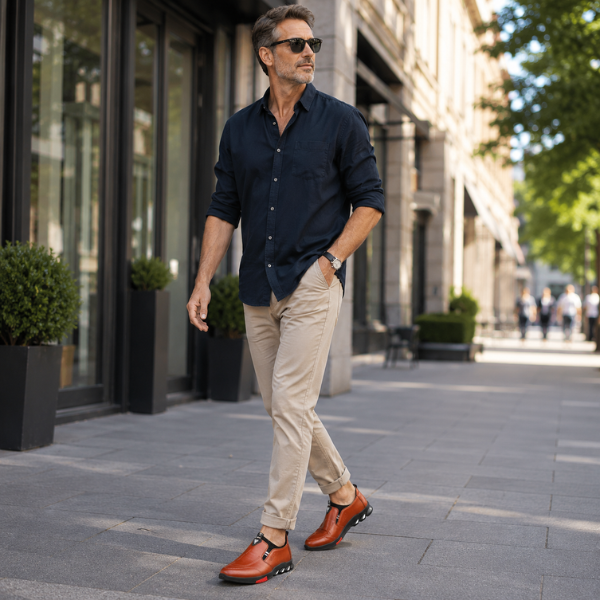 Men's Elegant Shoes with Anti-Slip Sole