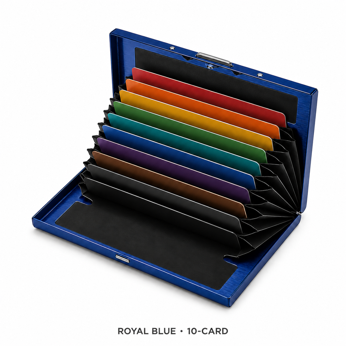 RFID-Blocking Stainless Steel Card Wallet – Organized, Secure & Pocket-Ready
