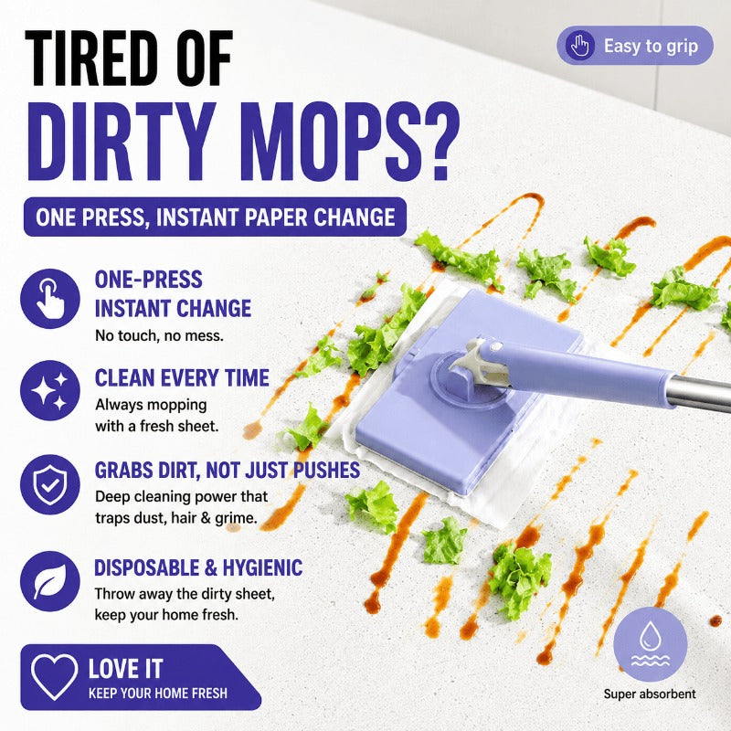 Contactless Cloth Changing Mop