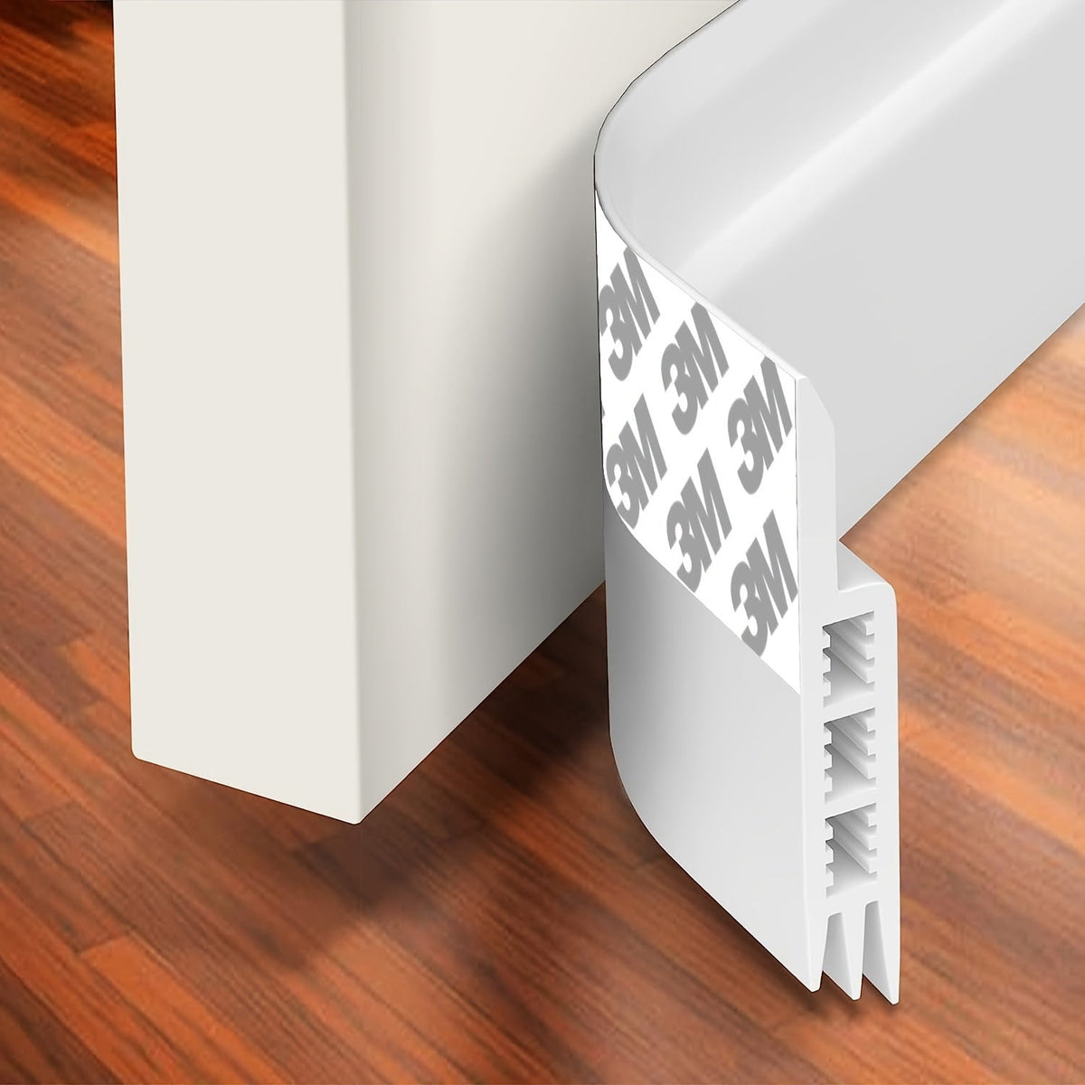 Door Draft Stopper - Silicone Door Scraper with Strong Adhesive and Sound Insulation