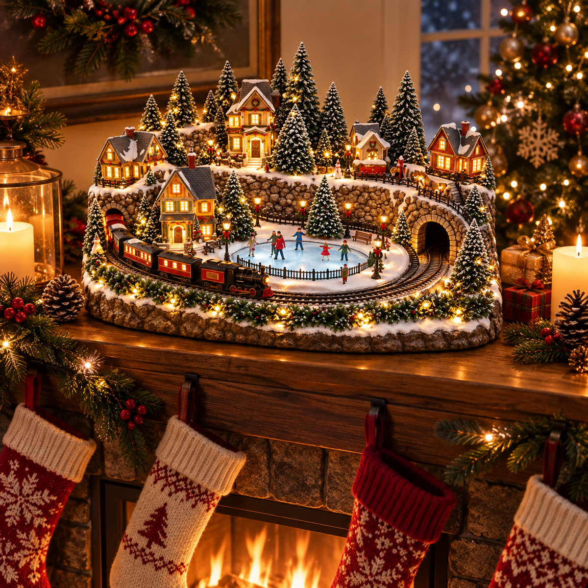 Magical Christmas Train & Skating Rink
