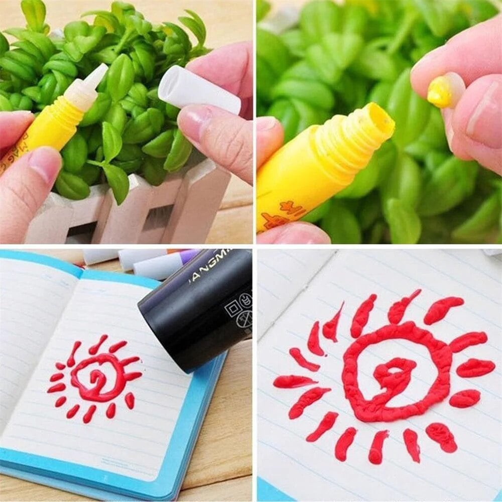 Magic Markers with Puffy Effect