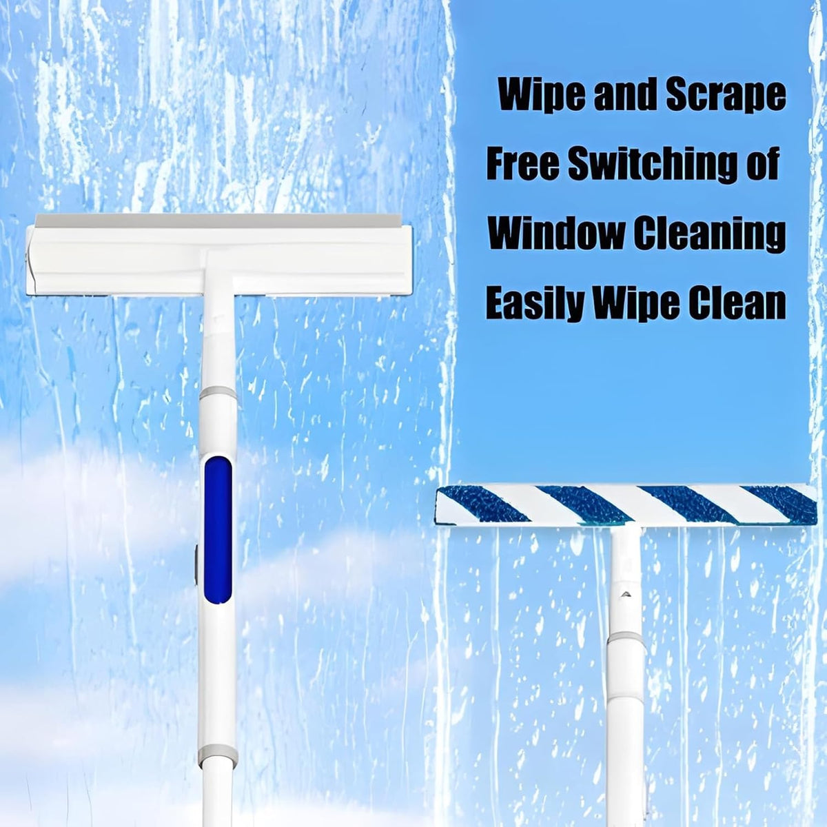 Dual-Sided Expandable Spray Window Cleaner