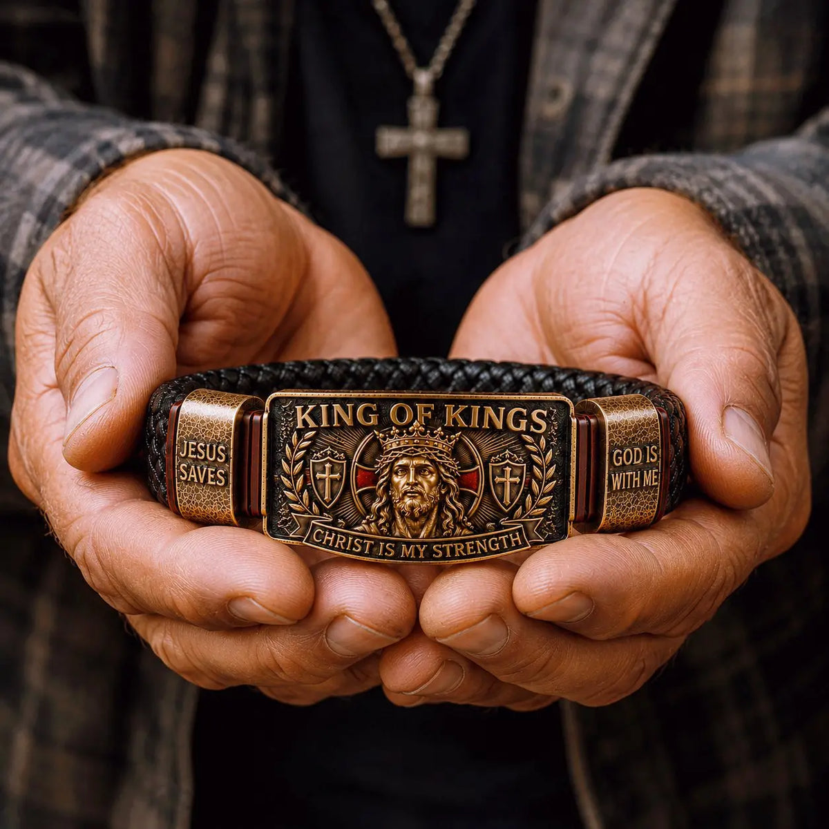 Christian Bracelet "King of Kings" – Symbol of Faith and Protection