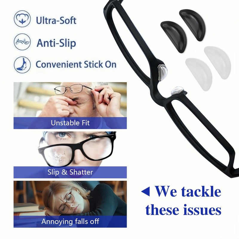Anti-Slip Silicone Nose Pads