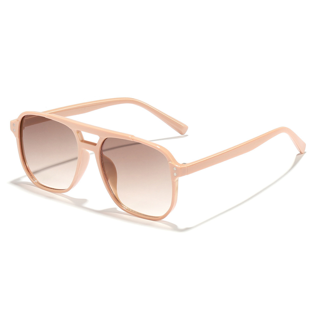 Nordspur | Brixton Double Bridge Square Frame Sunglasses