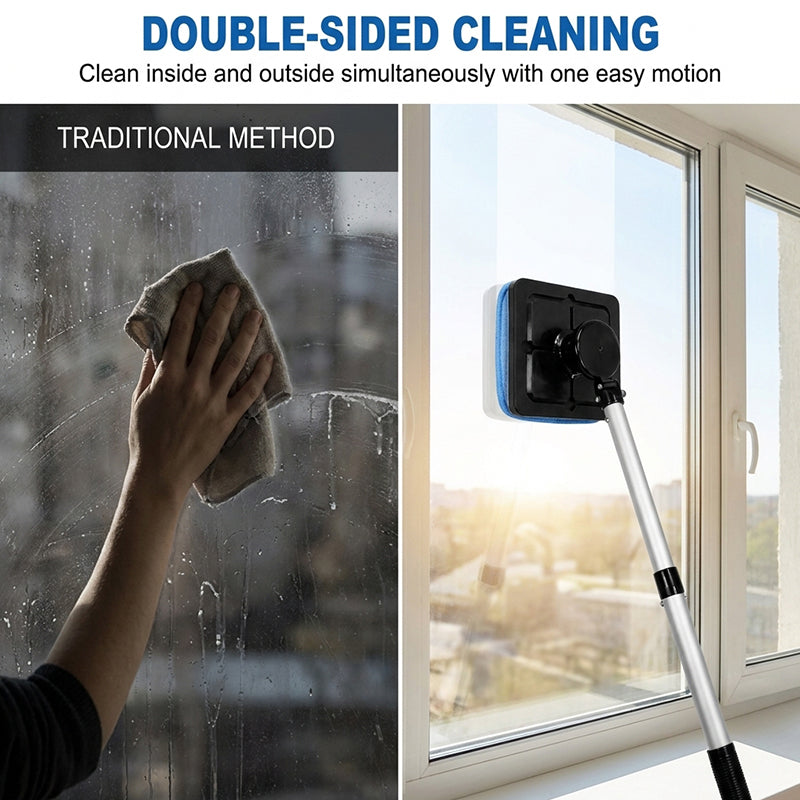Double Sided Magnetic Windshield Cleaning Kit