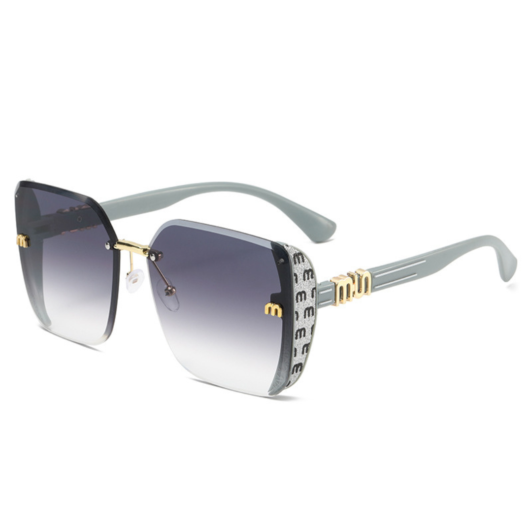 Nordspur | Luxette Rimless Oversized Square Sunglasses