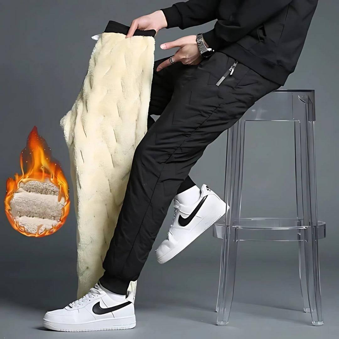 Thermal Winter Trousers – Waterproof, Fleece-Lined and Windproof