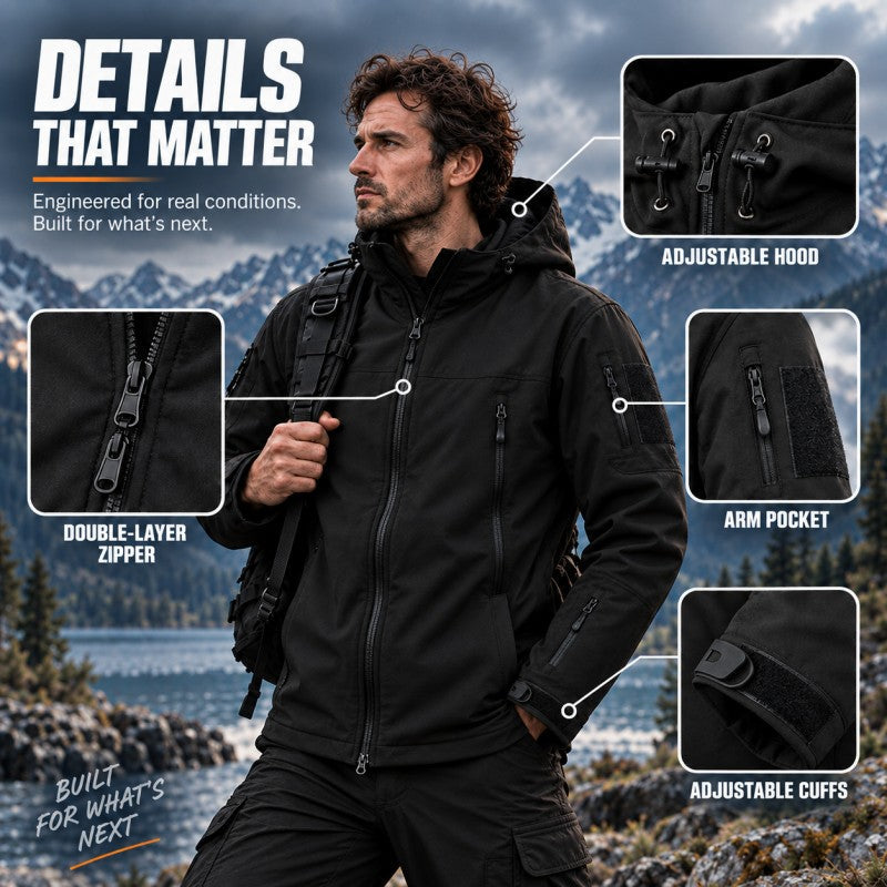 Built for Wind & Rain | Men's Waterproof Insulated Outdoor Jacket