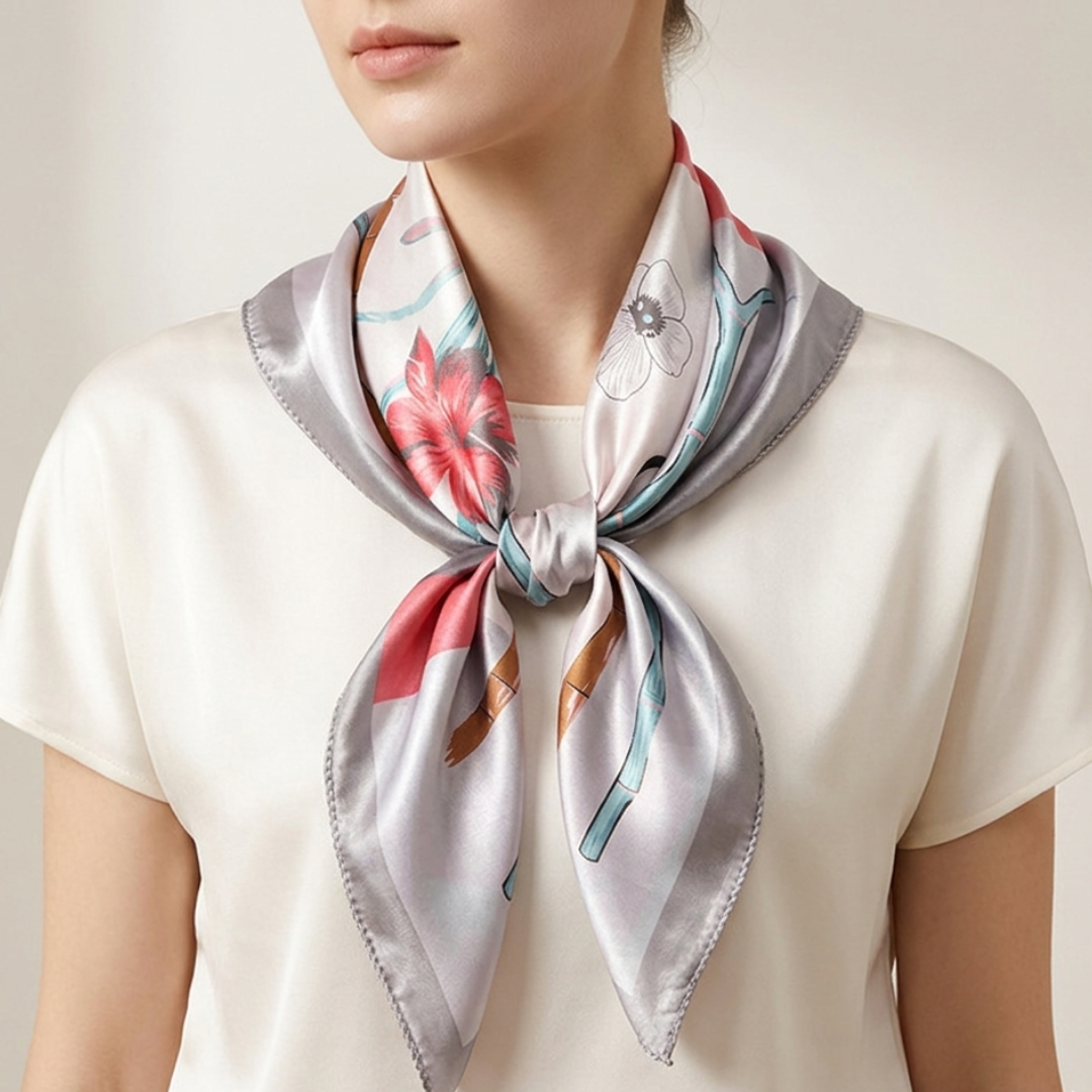 Nordspur | Square Simulated Silk Scarf