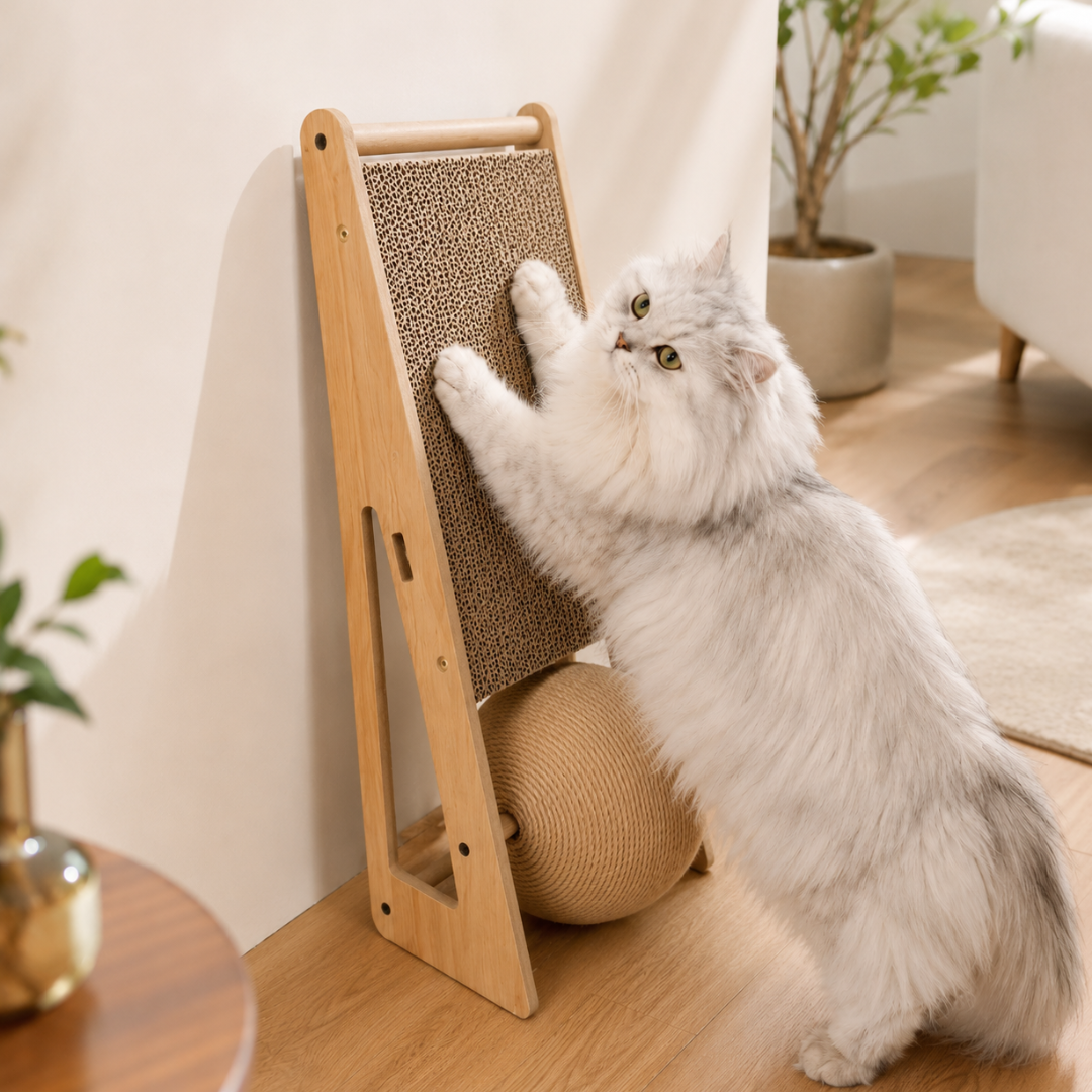 Nordspur | Scratchwell Vertical Wall-Leaning Cat Scratching Board